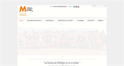 Desktop Screenshot of esclerosismultiplecantabria.org