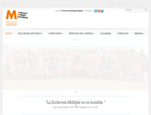 Tablet Screenshot of esclerosismultiplecantabria.org